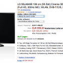 LG 55LA6408 (55 Zoll) Cinema 3D LED-Backlight-TV für 999 €