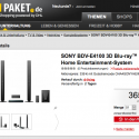 Sony BDV-E4100 3D Blu-Ray HES für 339 €