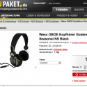 WESC „Oboe“ Kopfhörer für 20 € bei den OHA-Deals