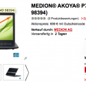 Großes Notebook Medion Akoya P7817 für 699 €