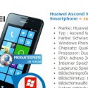 Huawei Ascend W2 Windows Phone schwarz, 4,3 “ Display 1,4 GHz Dual-Core auf iBOOD.de