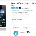 Asus PadFone 2 inkl. 10″-Station – Tablet und Smartphone für 299 Euro