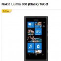 Nokia Lumia 800 (black) 16GB für 89 Euro als B-Ware